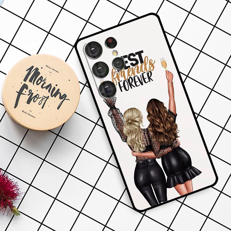 

Girls Bff Best Friends Forever Always Case For Samsung Galaxy S25 Ultra S23 S22 S21 S20 S24 Ultra S9 S10 Plus S25 FE Phone Cover Galaxy S22
