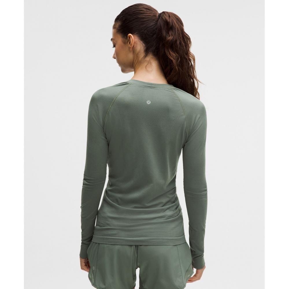 Lululemon Swiftly Tech Long Sleeve Shirt 2.0  Hip Length Willow Leaf Willow Leaf