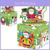 Christmas Snowman Penguin Pattern Paper Table Decor Gift Box Celebrations For