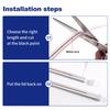Car High Brightness Trunk Lighting Cuttable Universal Fit LED Rear Trunk Cargo Light Automatic Sensing Tailgate Light Strip