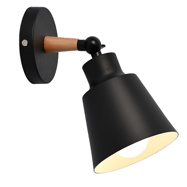 Nordic Creative Solid Wood Wall Lamp for Bedrooms, Hallways, and Children's Rooms