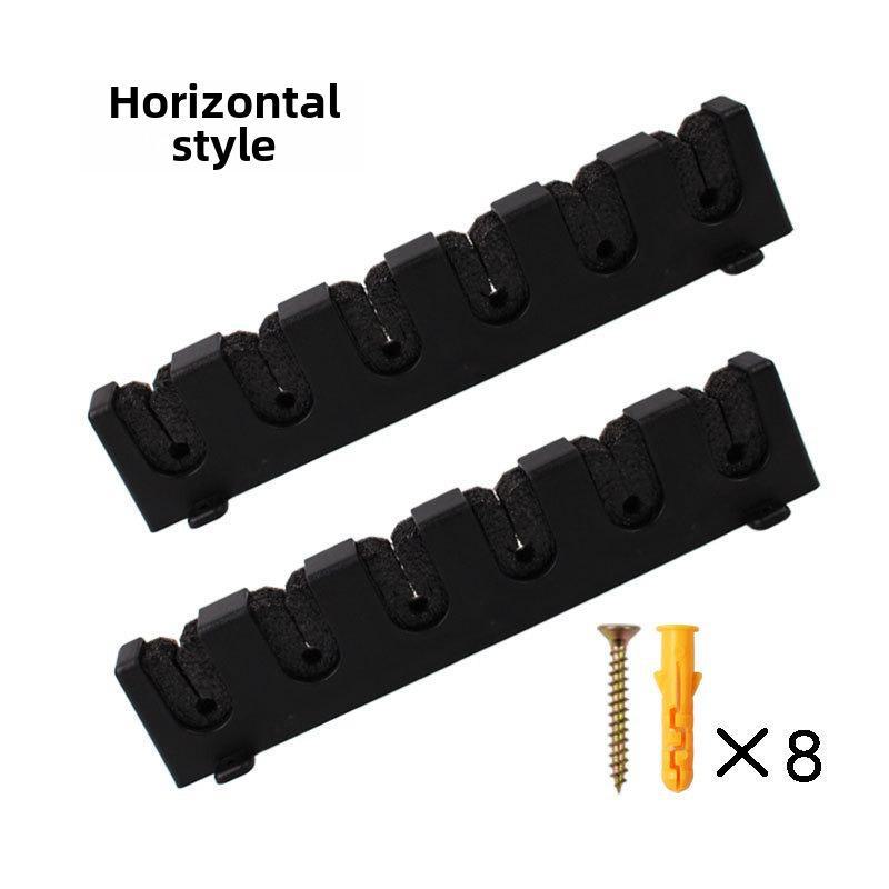 Vertikales Angelruten-Präsentationsregal zur Wandmontage für Meeres-, Fels- und Luya-Ruten