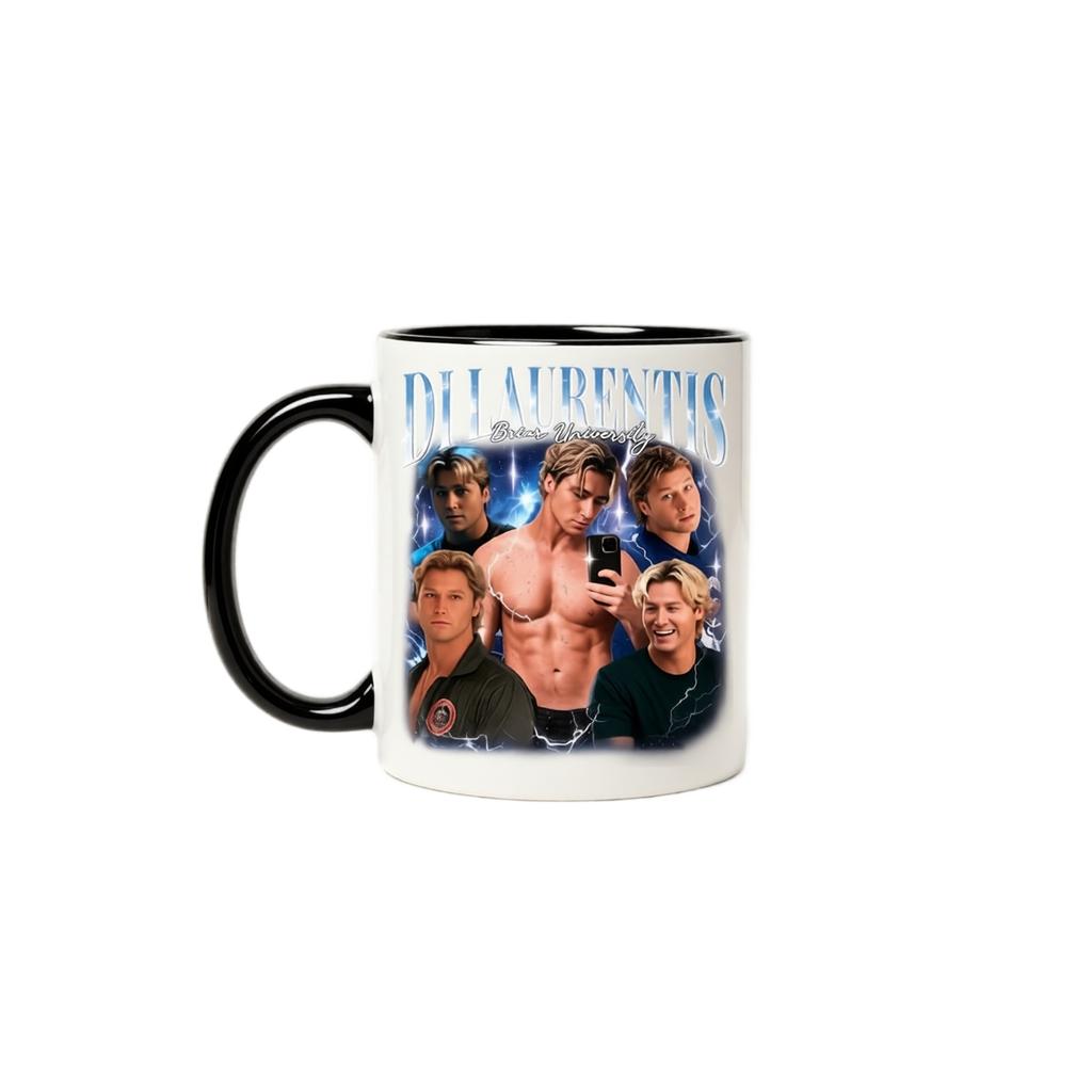 Ceramic Coffee Mug 350ml Capacity Dishwasher Safe Microwave Safe Durable Handle Printed Design Suitable for Hot and Cold Beverages