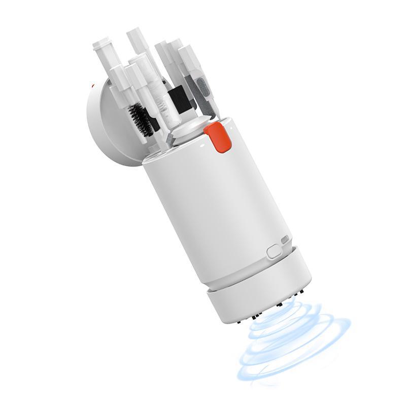 Kit di pulizia per dispositivi: Pulitore per Schermo, Spazzola per Rimuovere la Polvere, Penna per Fessure del Telefono, Detergente per Auricolari, Panno per Notebook