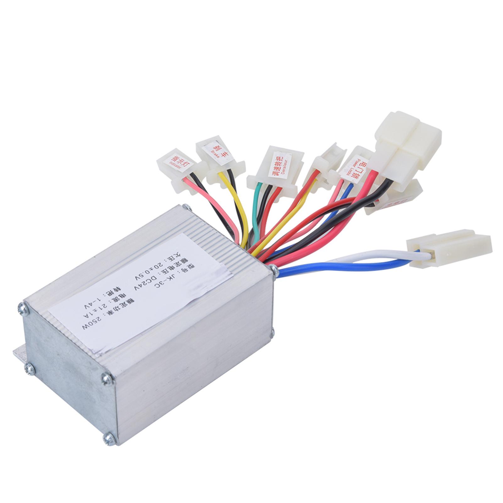 

24В250Вт Контроллер с щетками для электросамоката из алюминиевого сплава, аксессуар, серебристый