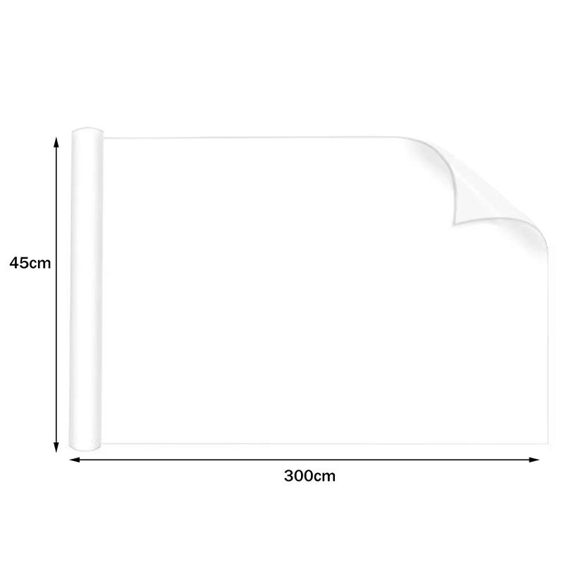 Elektrostatická samolepka na bílou tabuli Odnímatelná Opakovaně použitelná Vyučovací Graffiti Kreslicí tabule Domácí Pp Smazatelná bílá tabule