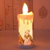 Ornaments for Home LED Simulation Flame Candle New Year Christmas Decoration Home Decor Xmas KTY