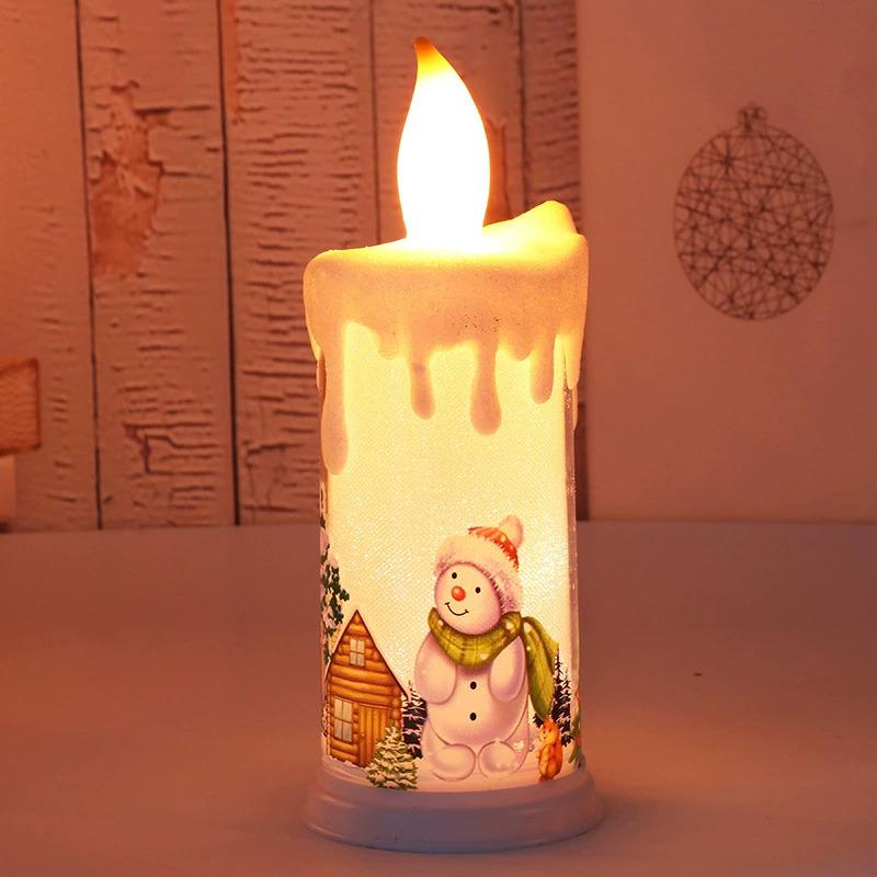 Ornaments for Home LED Simulation Flame Candle New Year Christmas Decoration Home Decor Xmas KTY