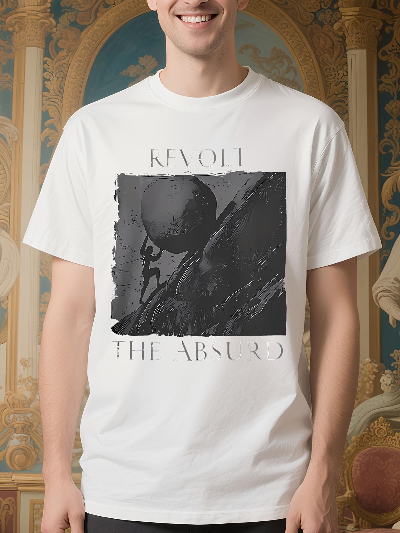 Heavyweight 100% Cotton Graphic Tshirt - Existentialist L... M
