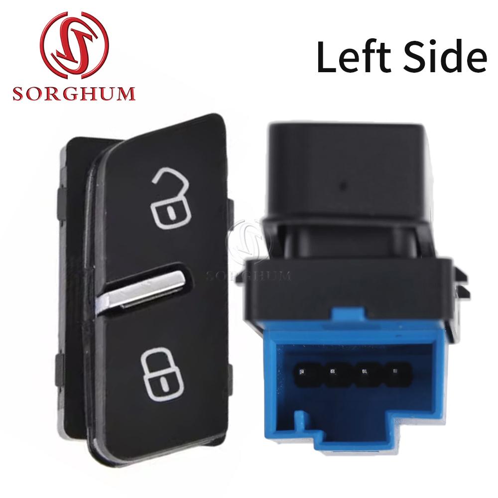 SORGHUM 7P6962125A 7P6962126A Left Right Door Central Locking Switch Button For Volkswagen VW Touareg 2011 2012 2013 2016 2017