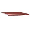 Manual Retractable Awning Orange Black and Yellow 4 * 3.5 M