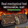 Limei T21 Wired Luminous Metal Keyboard & Mouse Set - Mechanical Feel Gaming for Desktop/Laptop