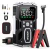 ACEZUK Jump Starter with Air Car Jump Electric Air Pump with All Gasoline and 8L Diesel 12V Car Engine Starter 4-in-1 Built-in Compressor, 26800mAh,