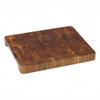 Acacia Wood Cutting Board with Suction Feet - Geometric Mosaic Style, Thickened Solid Wood for Kitchen Use.