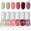 Water-based Nail Polish Set, No Baking, Quick Drying, Environmentally Friendly, Odorless, White Fine Flash Nail Polish Glue