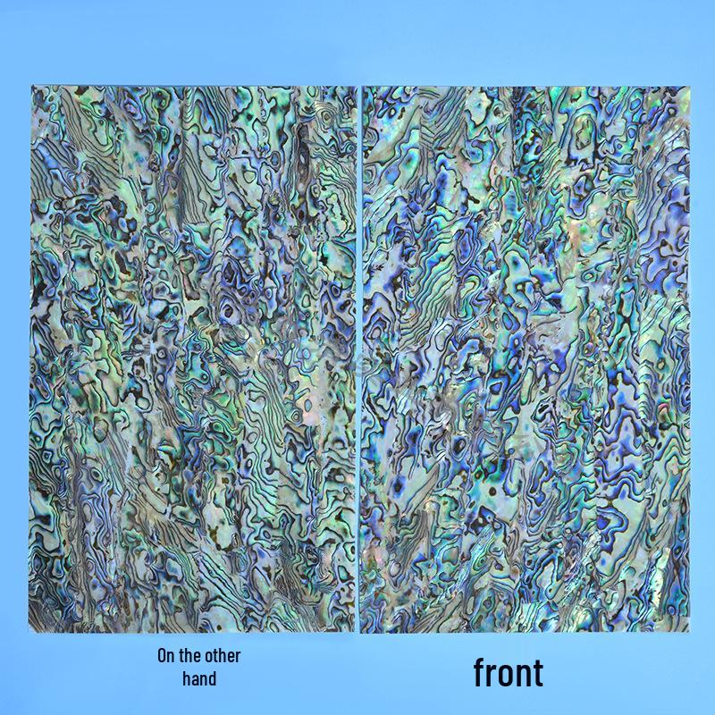 

Бумага из раковины абалона 3A Бохайского залива: Инкрустация музыкальных инструментов и DIY домашний декор 14*24cm