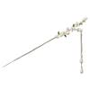 Vintage Crystal Pearl Flower Hair Sticks for Women Chinese Style Cross Tassel Hairpin Disk Hair Chopsticks Hair Accessories Gifts