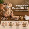Heimdeko Nähset Patchwork Maus DIY-Set Handgemachtes Bastelset
