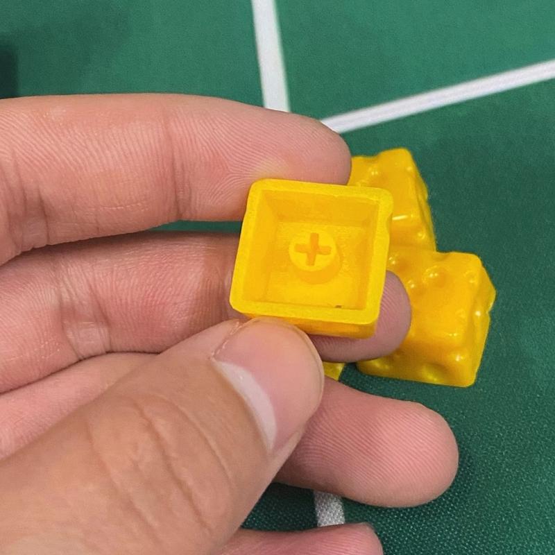 ESC Cheese Keycap Durability Resin Construction for Mechancial Keyboards Accessory ESC Keycap 1PC
