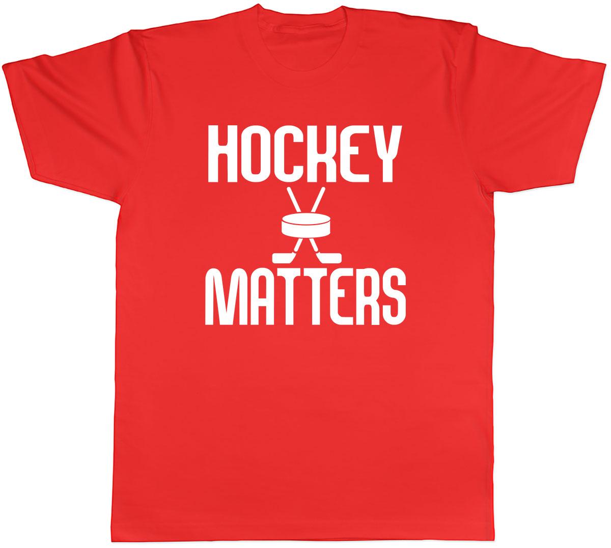 Hockey Matters Unisexs Unisex TShirt Tee S
