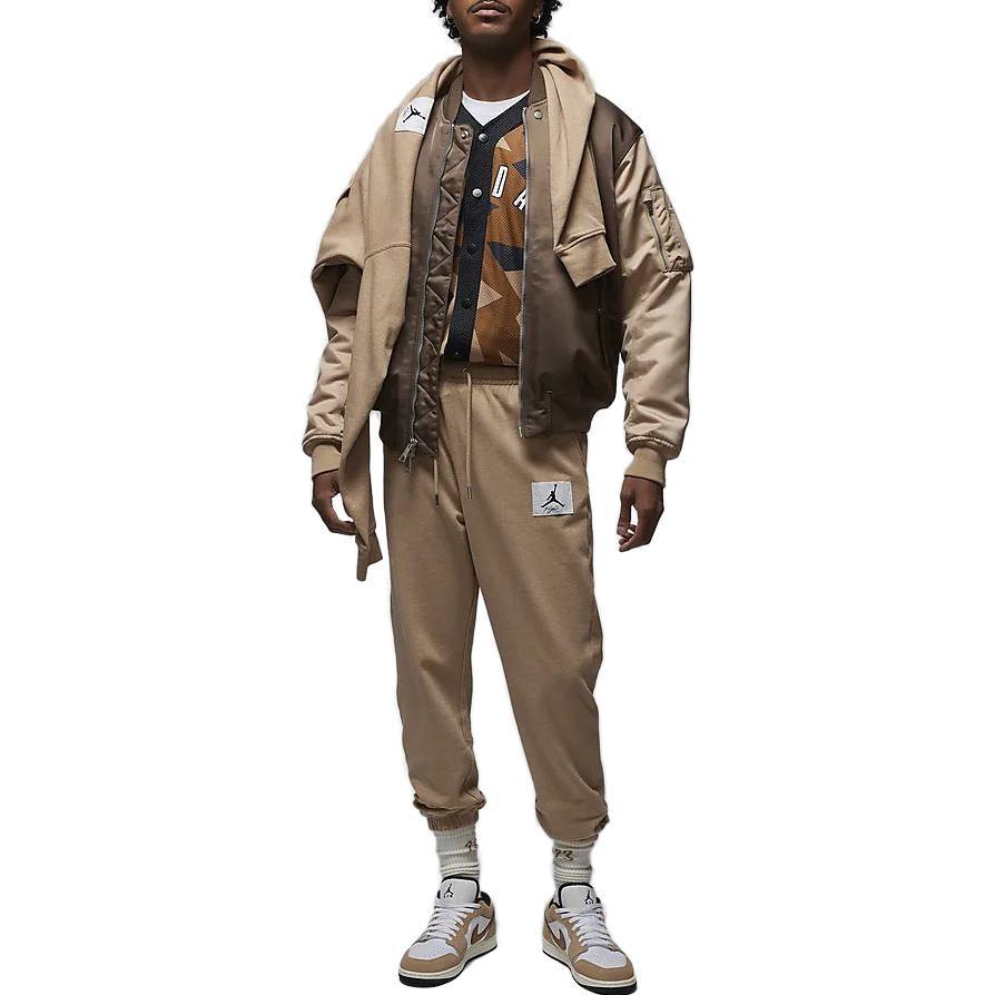 Air Jordan Flight Fleece Sweatpants 'Hemp Heather Sail' Men's DQ7468-201