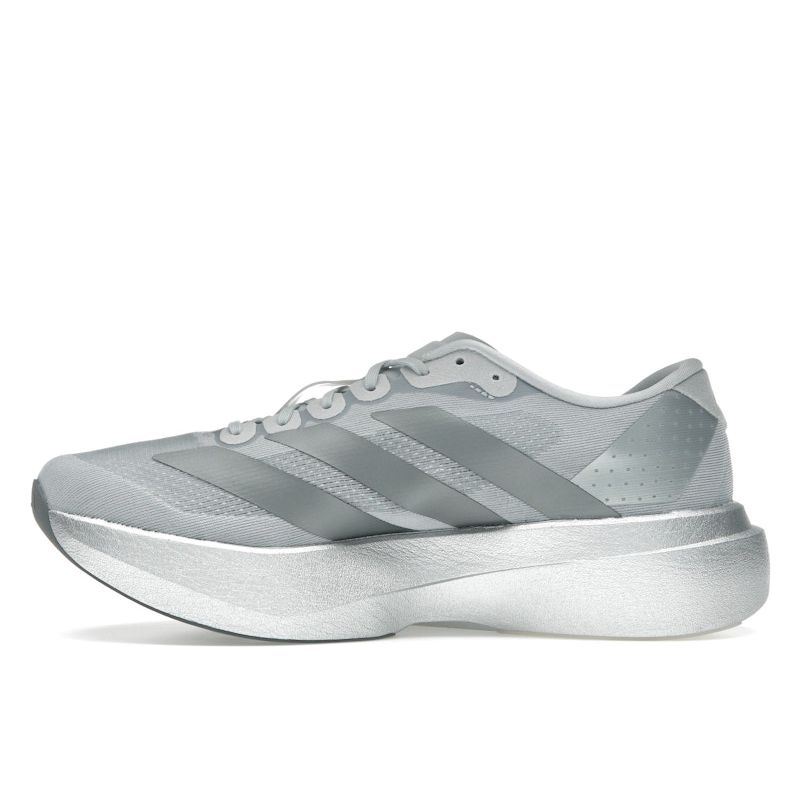 Adidas Adizero Evo SL Plateado Metálico Zapatillas Hombre Gris Hierro-Metálico Halo-Plateado JR3419