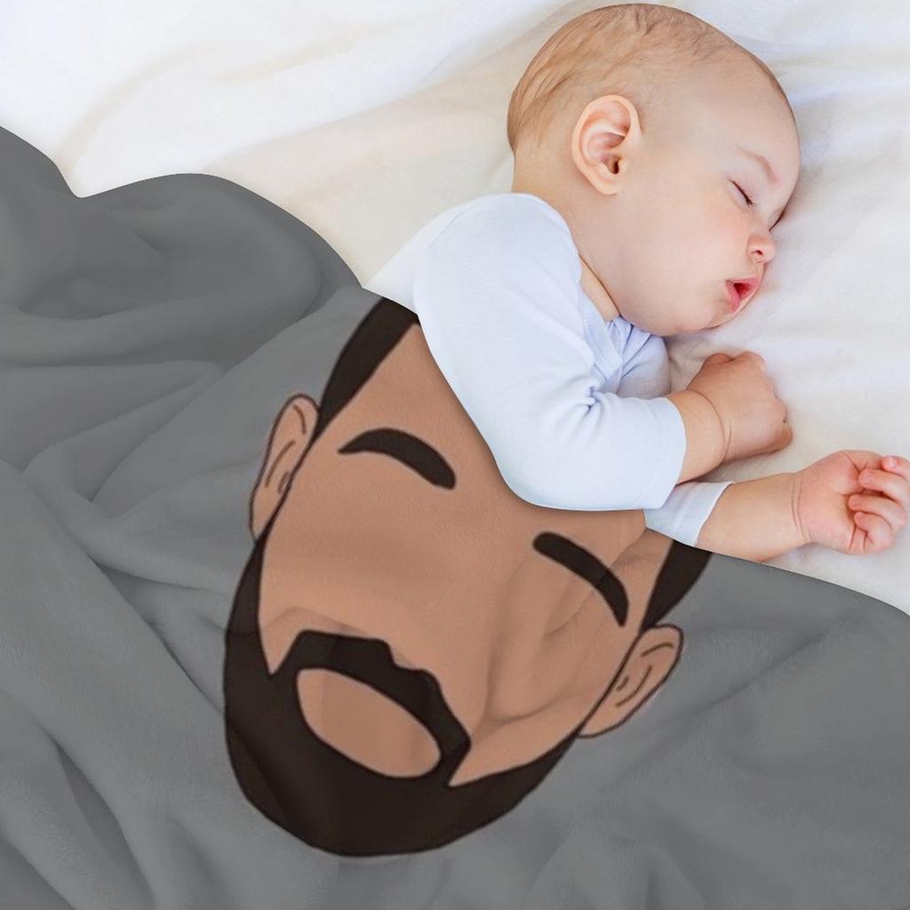 Drake head Throw Blanket Quilt manga bed plaid Beautifuls Blankets