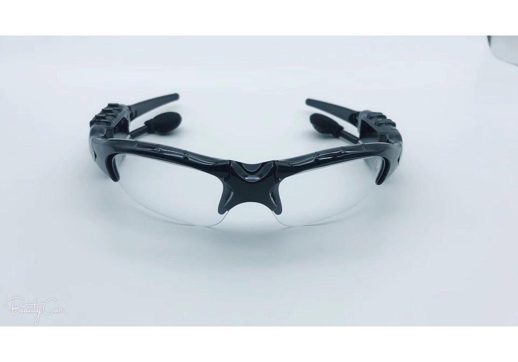 Smart Bluetooth Polarized Sunglasses with 5.4 Card Slot and Earbuds for Sports Music MP3 Player