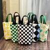 New Japanese and Korean simple canvas portable braised cup bag Internet celebrity belly cup thermos cup bag work hand carry snack bag