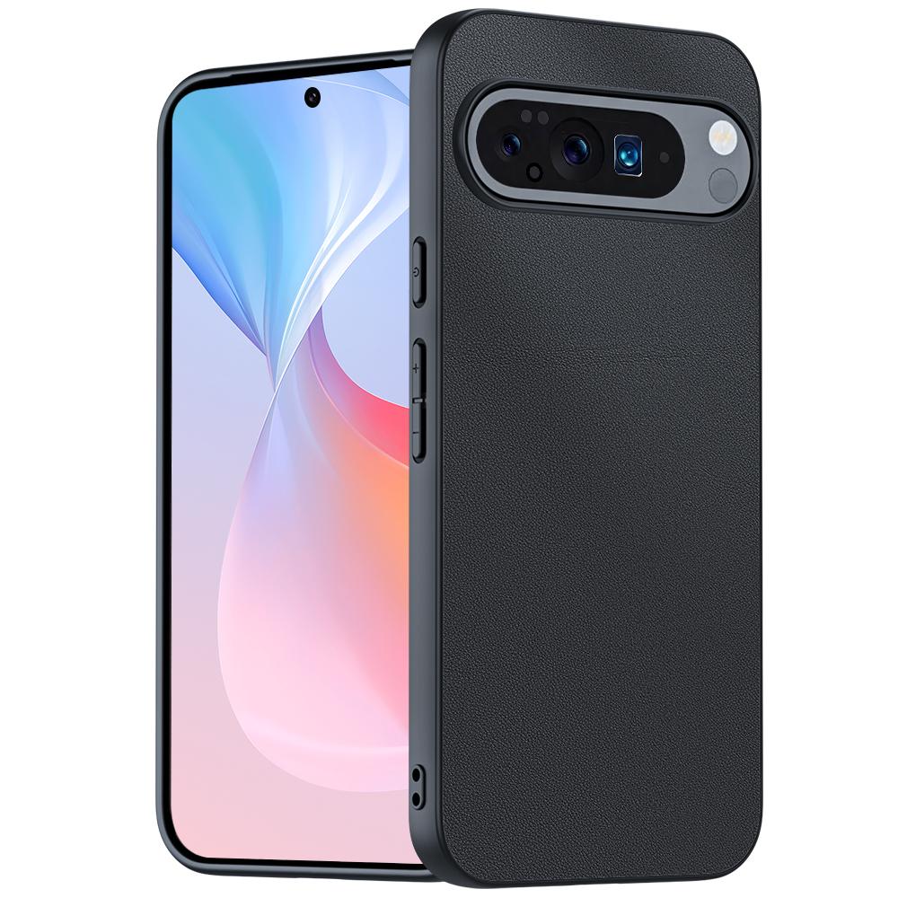 For Google Pixel 10/Pixel 10 Pro Case PU Leather Coated PC + TPU Anti-Drop Phone Cover