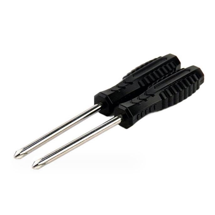 5mm Magnetic Phillips & Flathead Screwdriver with Non-Slip Black Handle for Home Appliance and Toy Repair Phillips screwdriver