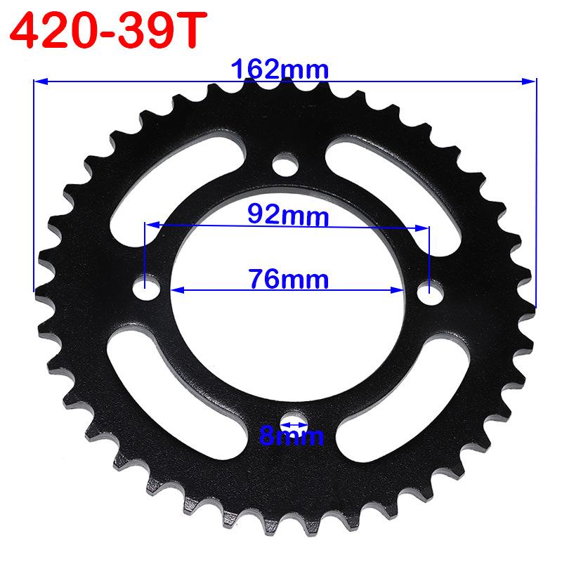 420 35T/60T 76MM Sprocket for 50CC 70CC 90CC 110CC 125CC 140CC 160CC Pit Dirt Bike ATV Quad Motorcycle Buggy Go Kart Parts