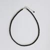 Modernlike Silver 925 Onyx Black Necklace 4mm