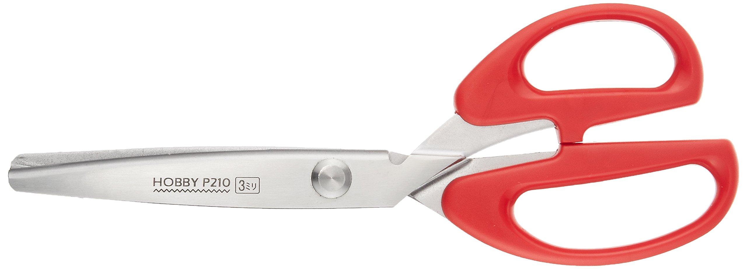 

Clover Hobby Pinking Scissors P210 Giza Blade 0.1 inch (3 mm) Total Length 8.7 inches (22 cm) 36-629