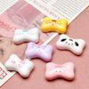 10 Pcs New Cartoon Kitten, Puppy, Rabbit,Small Bones Resin Flat Back Scrapbook Figurine Diy Bow Decor Accessories Crafts A30