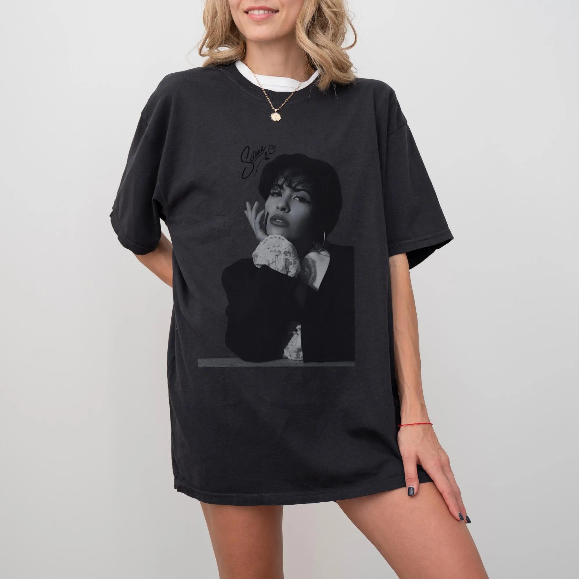 

Selena Quintanilla Shirt Vintage 90s Graphic Tee Diva Energy Retro Shirt Latin Music Icon Aesthetic Unisex Gift Tee S