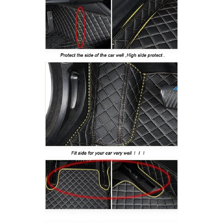 Best Car Floor Mats For Nissan Micra March Renault Pulse K13 2010 2011 2012 2013~2020 Non-slip Carpet For Car Waterproof Floor