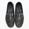 Used Salvatore Ferragamo loafers bit 8EE leather black 10.2"