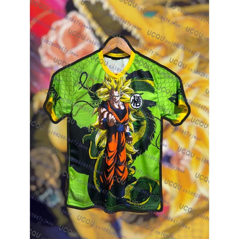 

Новое поступление Мужская Женская Футболка Сон Гоку Dragon Ball Модная 3D Печать Футболка Одежда Смешная С коротким рукавом Круглый вырез Bandai Косплей Футболка XXL
