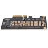 M.2 to PCIE3.0 Riser Card PH41X4A Full Height Bezel NVME M.2 to PCIE3.0 Adapter Card for Windows for OS for Linux