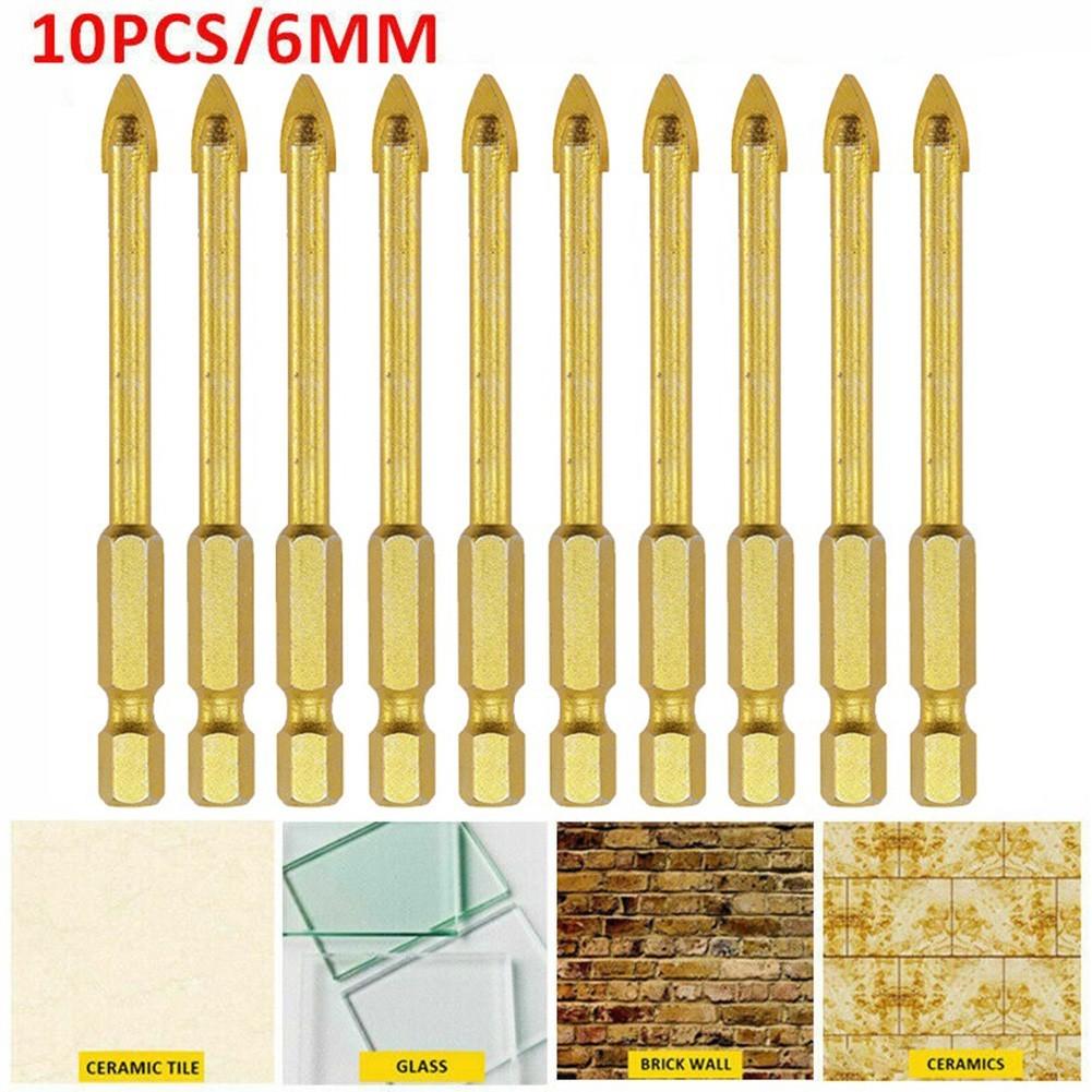 

Drill Bit 10pcs Alloy Ceramic Superhard Tile Glass