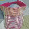 Casual Rhinestone Women Hats Empty Top Adjustable Baseball Cap Beach Cap Summer Spring