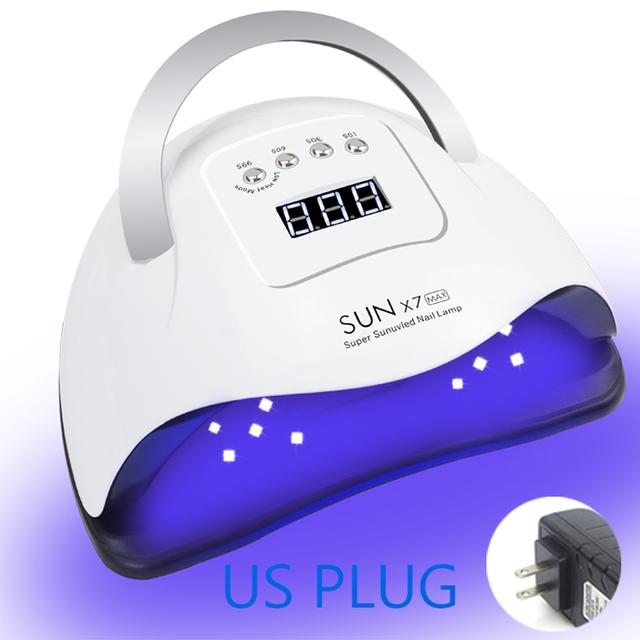 90W Nail Drying Lamp 10s For Fast Drying Gel Polish 45LEDs Nail Light Lamp Dryer With Smart Senor For Nair Art Manicure Tool