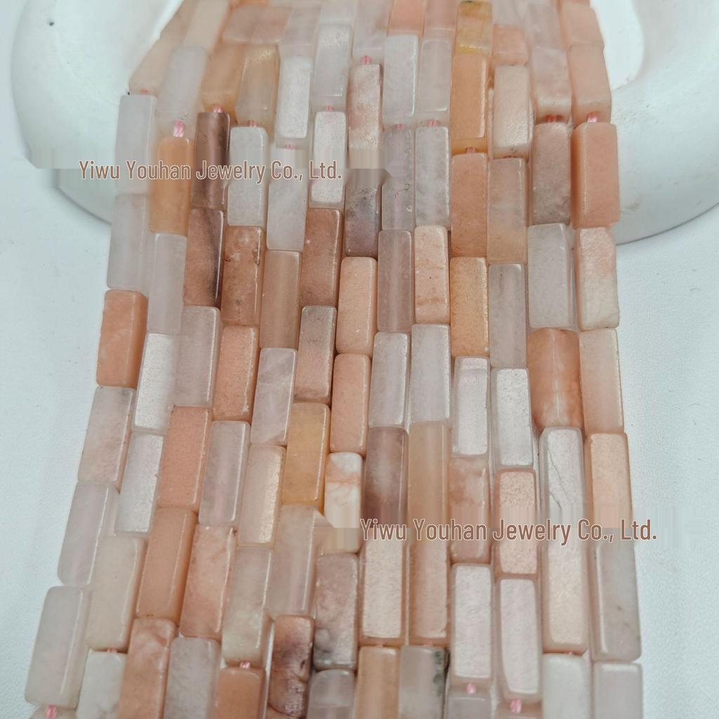 4x13mm Natural Stone Rectangle Bar Beads for DIY Jewelry and Bracelets