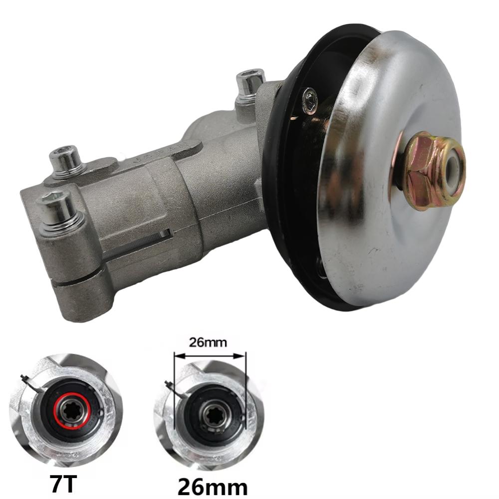 

26/28 мм 7/9T редукторная головка для триммера коробка передач кусторез триммер для травы часть газонокосилки аксессуар для триммера для газона редукторная головка для кустореза