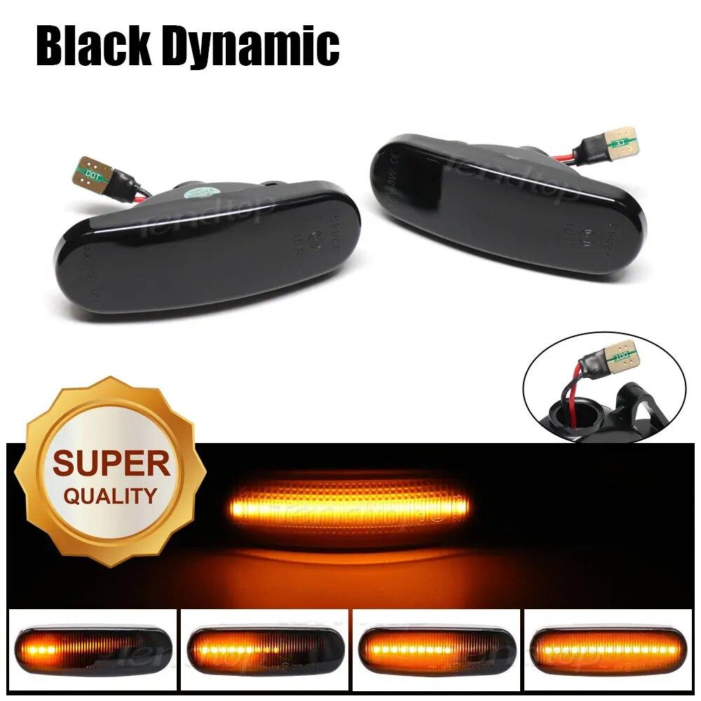 Dynamic Side Marker Light For Fiat Panda 169 Grande Punto Evo Doblo Fiorino Linea Idea For Peugeot Citroen Lancia Turn Signal