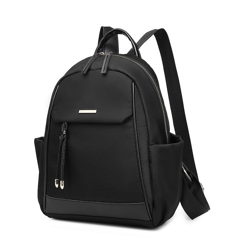 

Рюкзак женский 2025 Новая мода Легкая женская сумка Женский рюкзак Ткань Оксфорд Дорожная школьная сумка Сумка Тренд чёрный