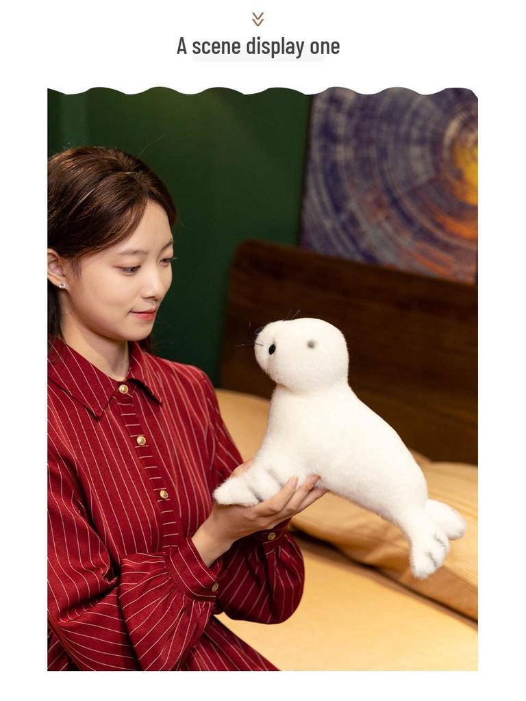 Cute Sea Lion Plush Toy - Children's Birthday Gift & Aquarium Souvenir Seal Doll
