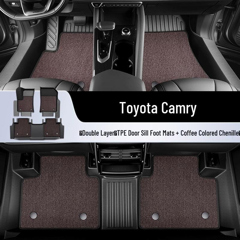 Toyota Camry TPE Helomslutande Golvmattor: Passar 2025 nionde generationen, Kompatibel med åttonde generationen 25.