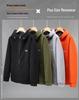 Men's Plus Size Thick Fleece Hooded Jacket - Extra Warm and Composite Design